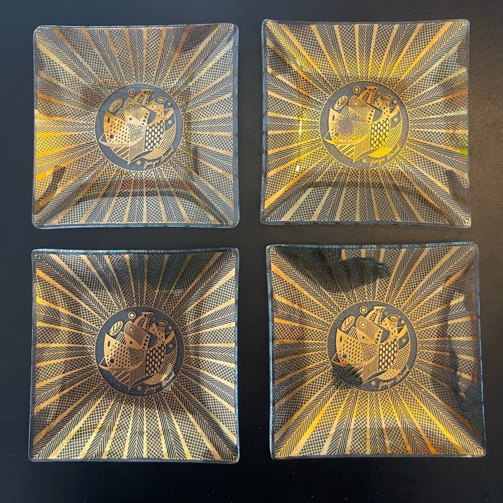 Glass Guild Plates designed by Georges Briard